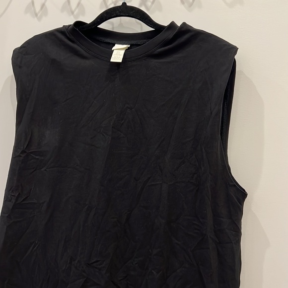 H&M Sleeveless T shirt Black Dress - Picture 3 of 4